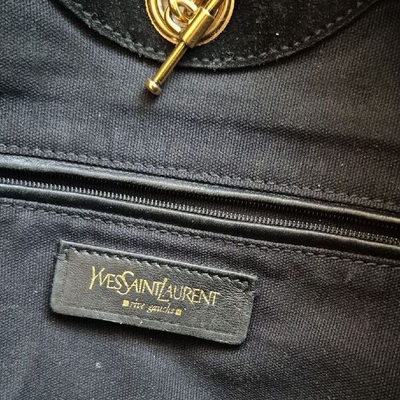 Yves SAINT Laurent, River Gauche,patent Leather Catwalk Flap Bag - Picture 10 of 11